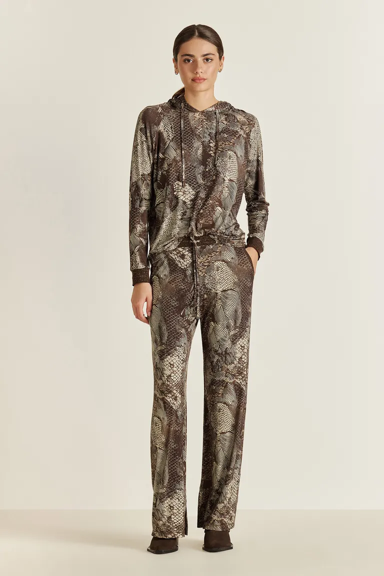 Buzo de punto premium con capucha y diseño exclusivo estampado de Tucci en Buzos y Sweaters para argentina