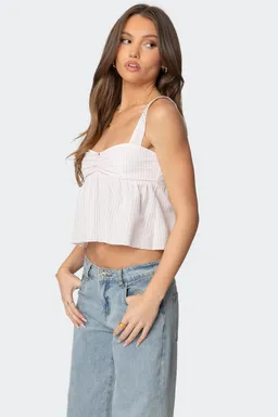 Top babydoll cuadros linn de Edikted en Tops para argentina