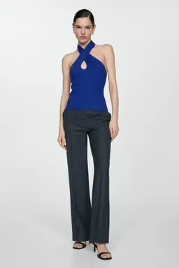 Top punto cuello halter de Mango en Tops para argentina