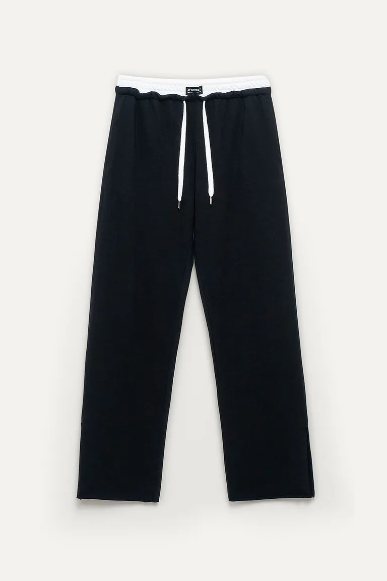Pantalón de algodón liviano y cómodo con detalles distintivos de 47 Street en Pantalones para argentina