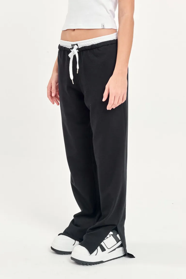 Pantalón de algodón liviano y cómodo con detalles distintivos de 47 Street en Pantalones para argentina