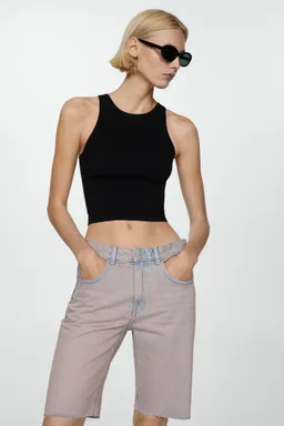 Bermudas jean lavadas de Mango en Shorts para argentina