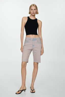 Bermudas jean lavadas de Mango en Shorts para argentina
