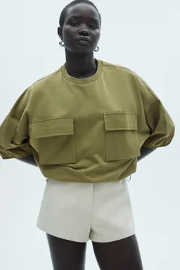 Remera algodón bolsillos de Mango en Remeras para argentina