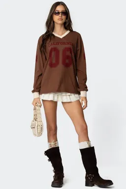 Remera manga larga oversize de Edikted en Buzos y Sweaters para argentina