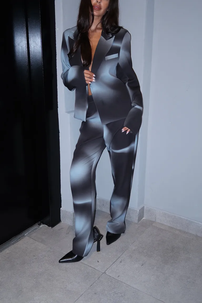 Blazer de manga larga con estampa exclusiva de Naíma en Blazers para argentina