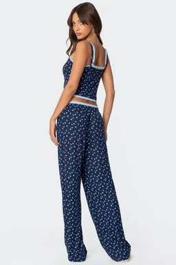 Pantalón capas estampado floral de Edikted en Pantalones para argentina