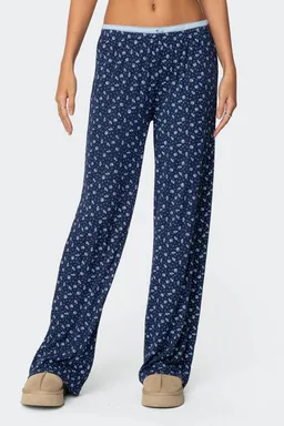 Pantalón capas estampado floral de Edikted en Pantalones para argentina
