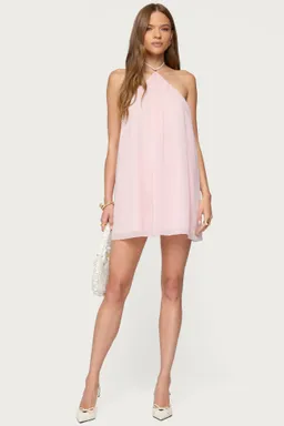 Mini vestido halter emeline espalda descubierta de Edikted en Vestidos para argentina