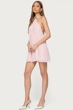 Mini vestido halter emeline espalda descubierta de Edikted en Vestidos para argentina