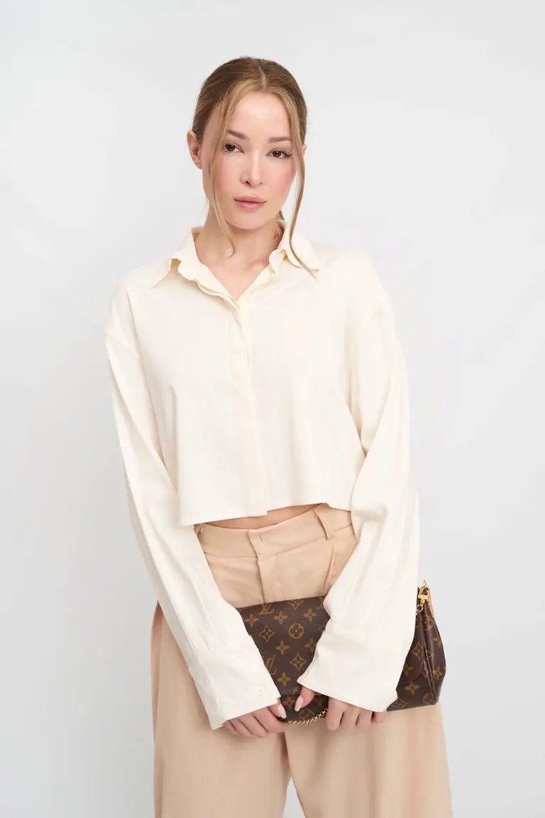 Camisa Crop Lino de Hesed en Camisas para argentina