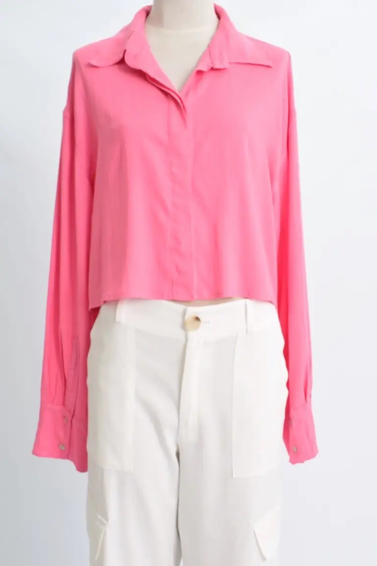 Camisa Crop Lino de Hesed en Camisas para argentina