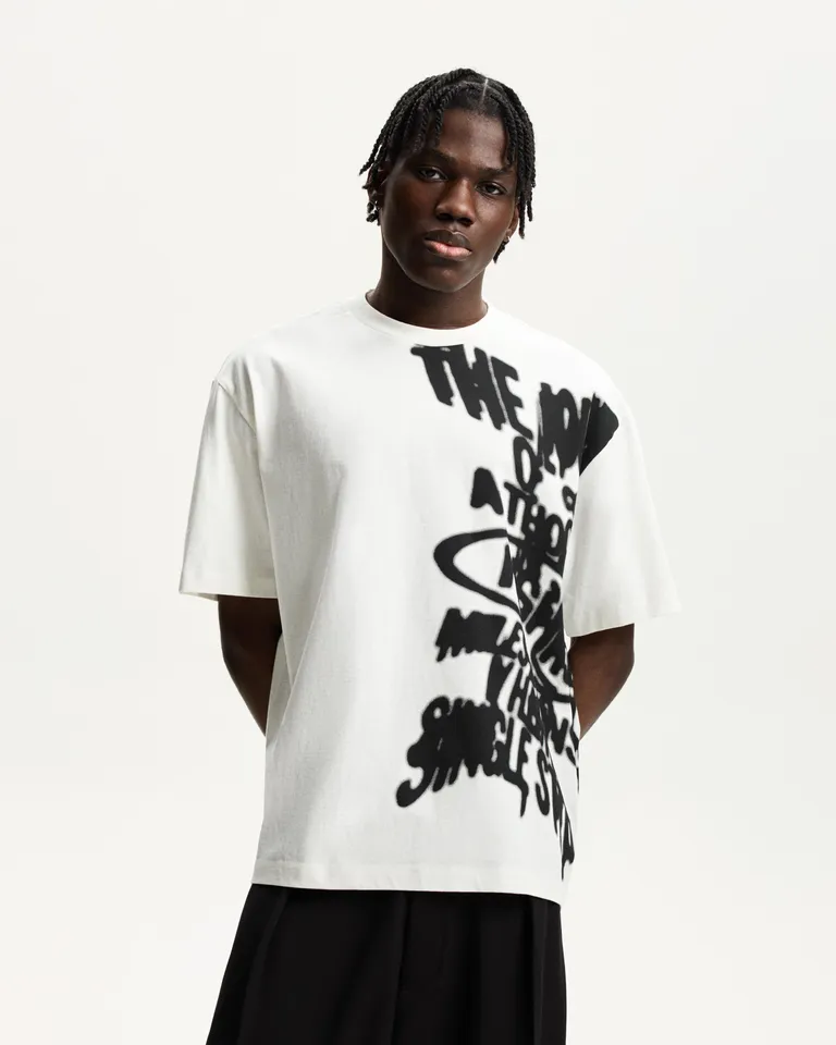Remera manga corta estampada de Bershka en Remeras y Polos para argentina