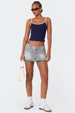 Mini falda denim priyanka de Edikted en Shorts para argentina