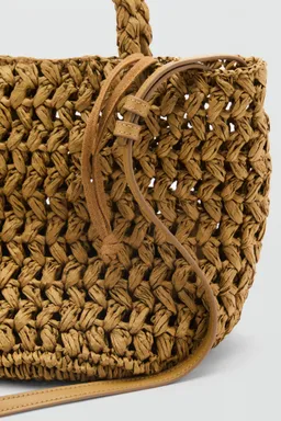 Bolso bucket fibra natural de Mango en Bolsos y Carteras para argentina
