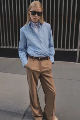 Camisa regular algodón lyocell de Mango en Camisas para argentina
