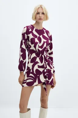 Vestido estampado lazo de Mango en Vestidos para argentina