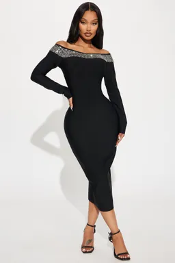 Vestido midi vendaje droppin de Fashion Nova en Vestidos para argentina