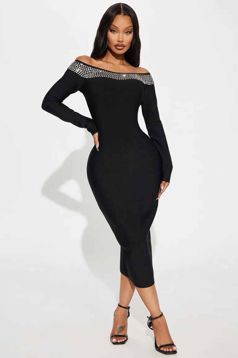 Vestido midi vendaje droppin de Fashion Nova en Vestidos para argentina