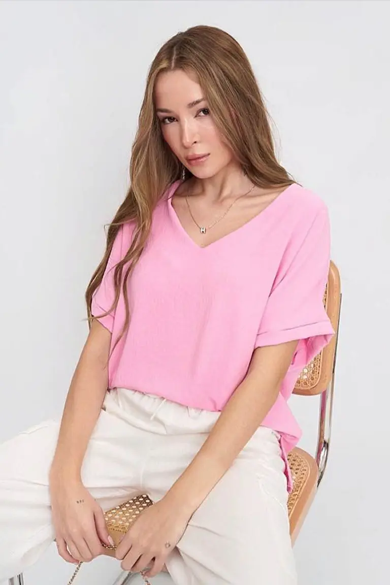 Blusa Escote V de Hesed en Blusas para argentina