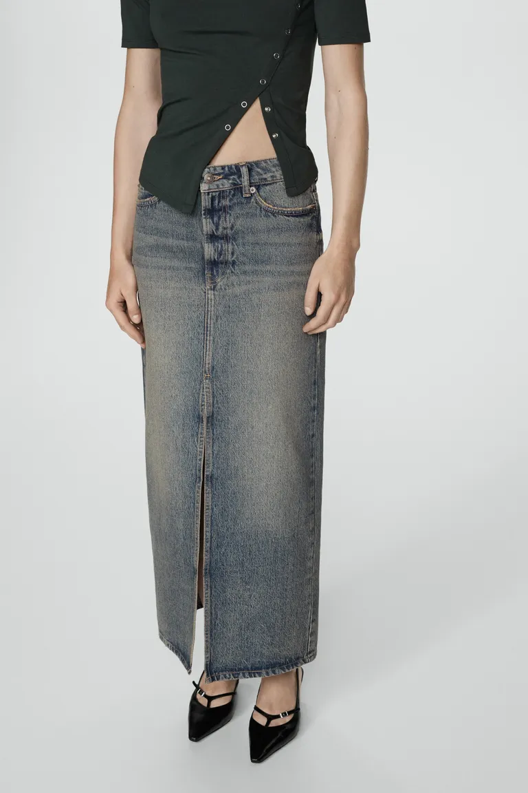 Falda larga jean de Mango en Faldas para argentina