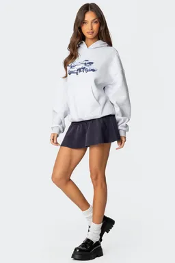 Buzo con capucha retro rides de Edikted en Buzos y Sweaters para argentina