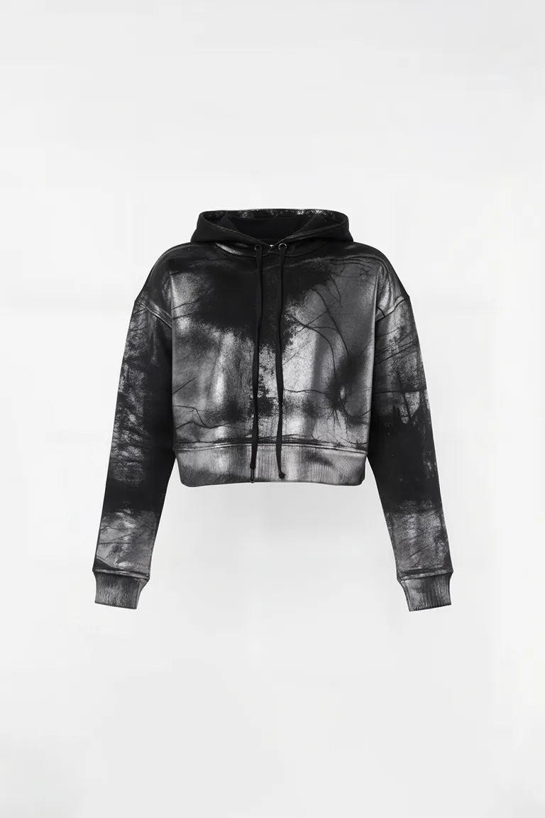 Buzo de algodón con capucha y detalles en negro de Top White en Buzos y Sweaters para argentina