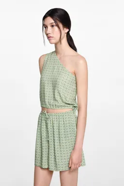 Short estampado geométrico de Mango Teen en Vestidos para argentina