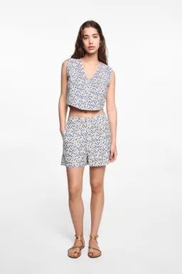 Short estampado lino de Mango Teen en Shorts para argentina