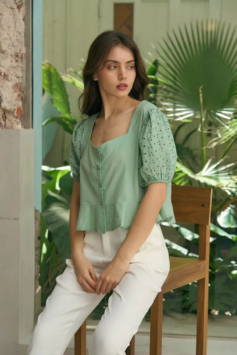 Blusa Broderie Elegante de Lemmon en Blusas para argentina