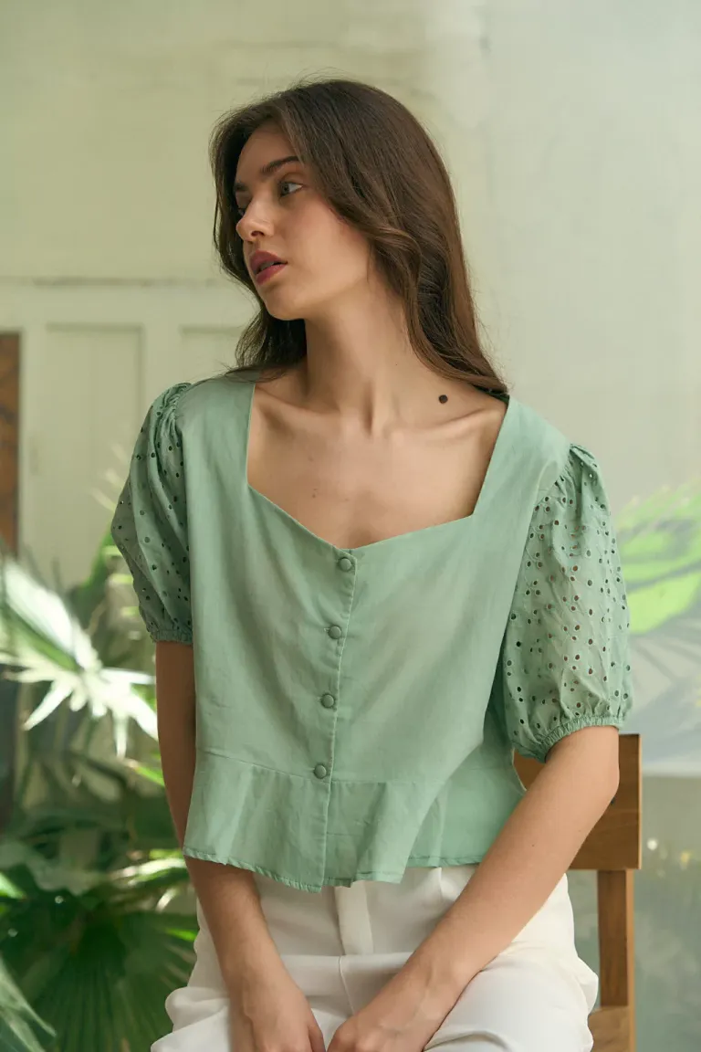 Blusa Broderie Elegante de Lemmon en Blusas para argentina