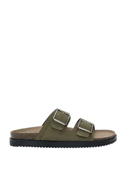 Sandalias planas hebilla cuero de Pull&Bear en Sandalias y Ojotas para argentina