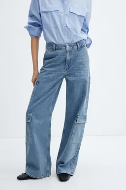 Jeans loose cargo bolsillos de Mango en Pantalones para argentina