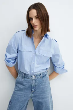 Jeans loose cargo bolsillos de Mango en Pantalones para argentina