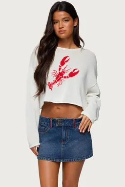 Top tejido oversized lobster babe de Edikted en Tops para argentina