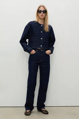 Jeans matilda rectos rinse wash de Mango en Pantalones para argentina