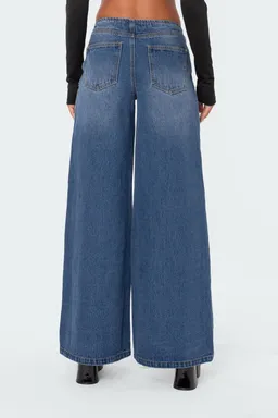 Jeans anchos tiro bajo de Edikted en Pantalones para argentina