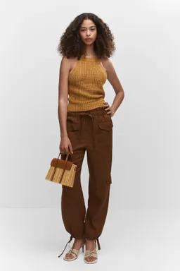 Top punto cuello halter de Mango en Tops para argentina
