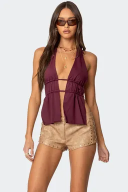 Top nikole halter espalda descubierta de Edikted en Tops para argentina