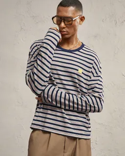 Jersey rayado cuello redondo hombre de Aknotic en Buzos y Sweaters para argentina