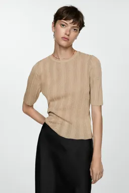Top punto con lurex de Mango en Tops para argentina