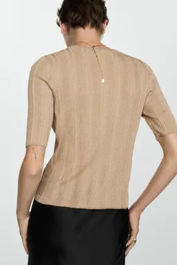 Top punto con lurex de Mango en Tops para argentina