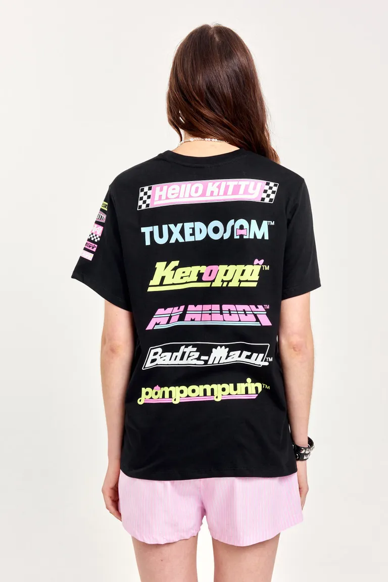 Remeron oversize con estampado divertido y cuello de canalé de 47 Street en Remeras para argentina