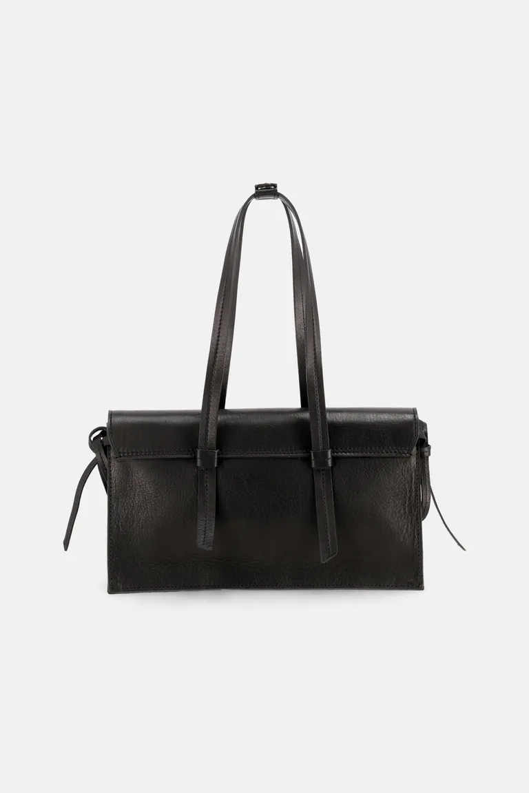 Cartera Cargo Negra con Bolsillos y Cierre Magnético de Justaosadia en Bolsos y Carteras para argentina