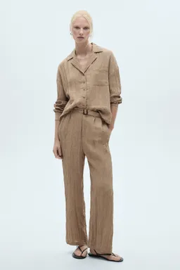 Camisa texturizada con bolsillo de Mango en Camisas para argentina