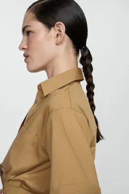 Vestido camisero con cinturón de Mango en Camisas para argentina