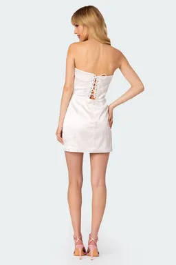 Mini vestido satén fem de Edikted en Vestidos para argentina