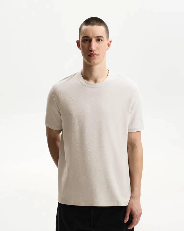 Remera manga corta texturada de Bershka en Remeras y Polos para argentina