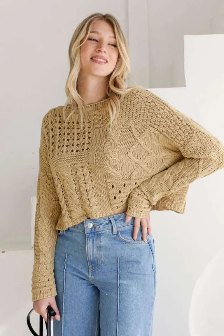 Sweater Tramado Multiuso de Hesed en Buzos y Sweaters para argentina