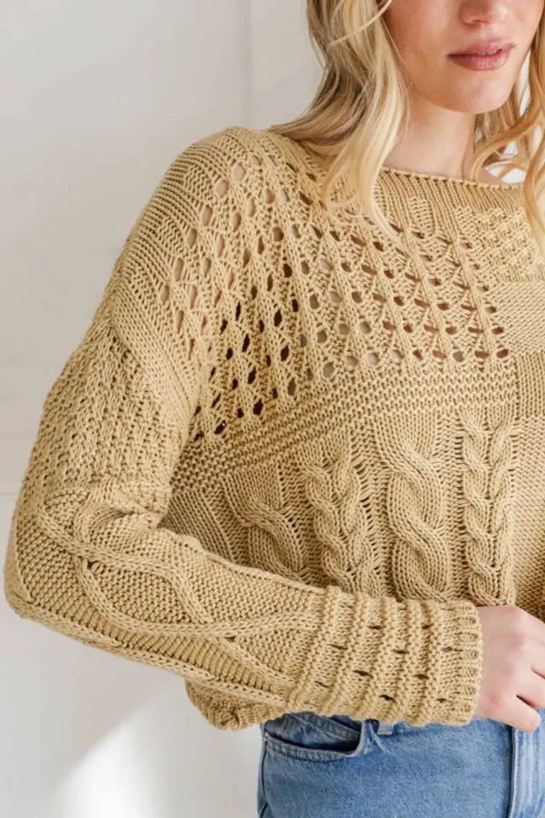 Sweater Tramado Multiuso de Hesed en Buzos y Sweaters para argentina